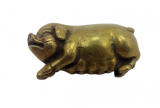 Фигурка свинья кормящая, 5 см, бонза