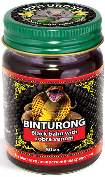 Binturong Черный бальзам с ядом Кобры, 50 гр