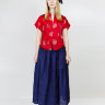 Блузка в китайском стиле, redrobe 15