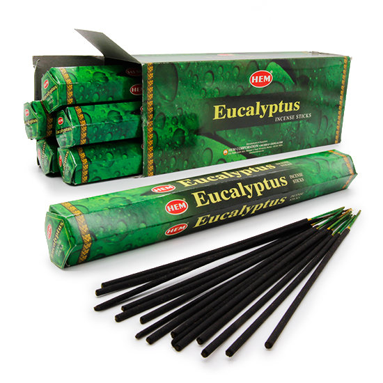 Благовония "Эвкалипт eucalyptus" HEM HEXA шестигранники