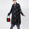 Платье-рубашка oversize, окрашенное техникой нэ-маки сибори, redrobe 10