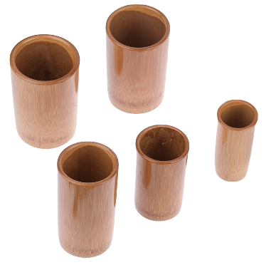 Бамбуковая банка для массажа, h 10 см, d 4-5 см, 1 штука