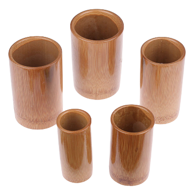 Бамбуковая банка для массажа, h 10 см, d 5-6 см, 1 штука