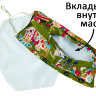 Маска многоразовая со вкладышами, вискоза, redrobe 17