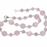 Бусы redrobe «Цветущий миндаль», розовый кварц, стекло, 46 см